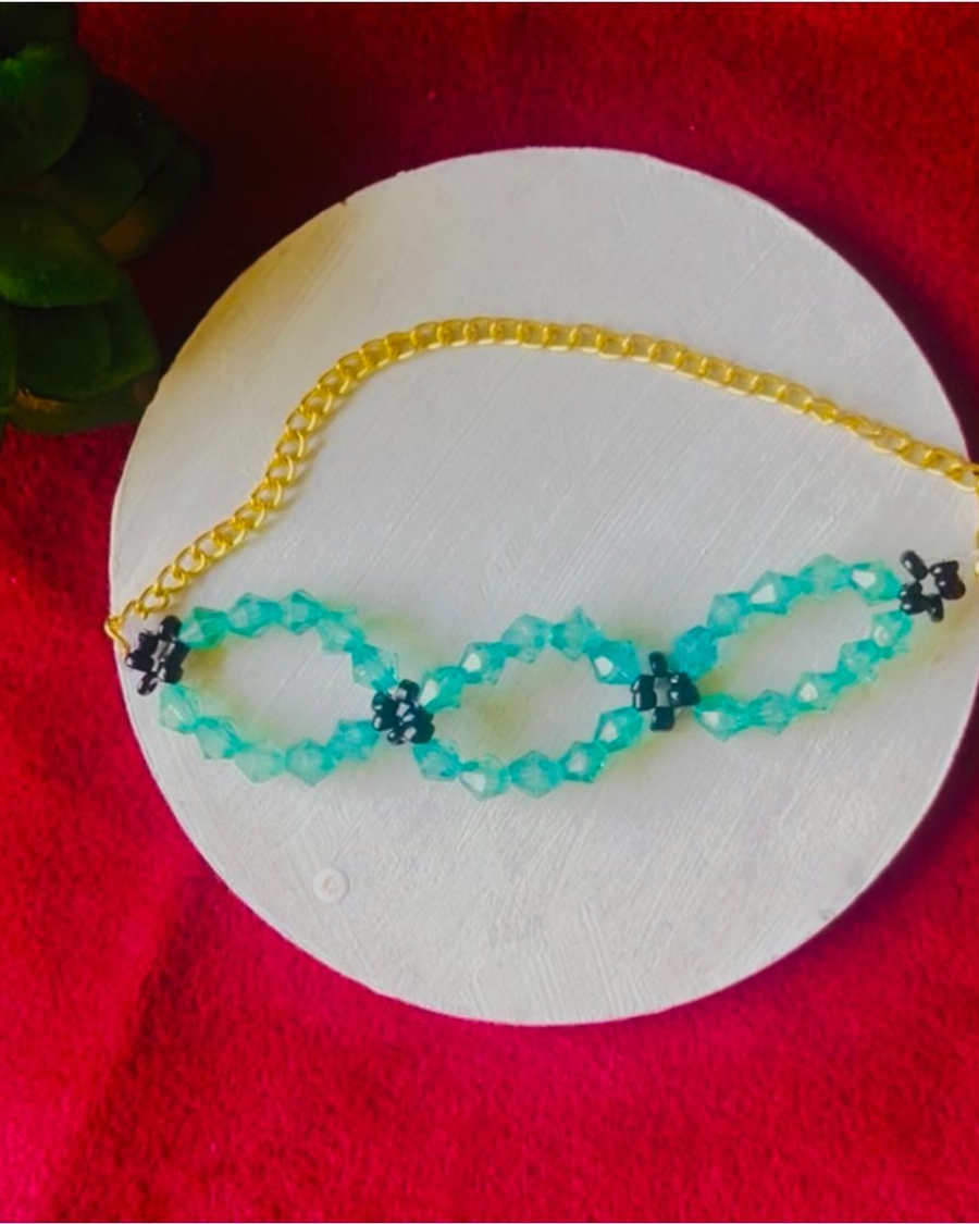 Ocean Green Beads Bracelet