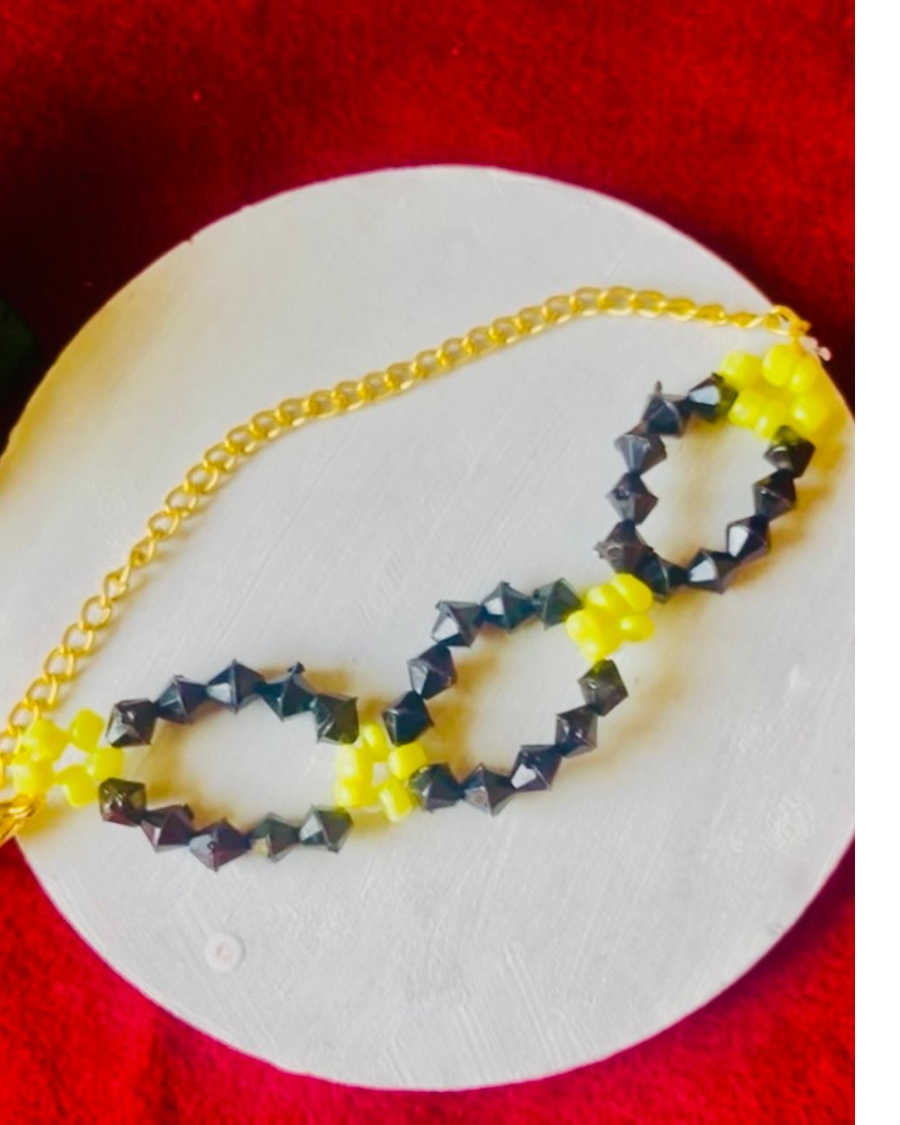 Black Beads Bracelet