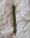 Green Beaded  Bracelet