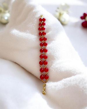 Red Heart Shaped Bracelet