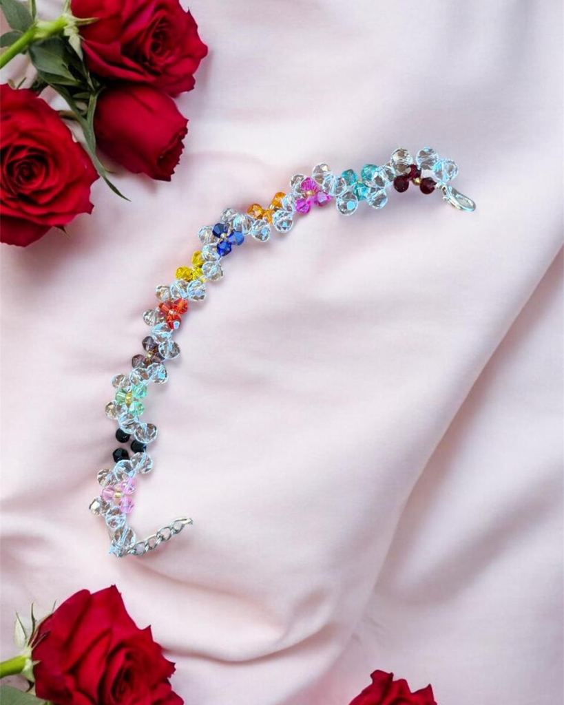 Multi Colour Crystal Bracelet
