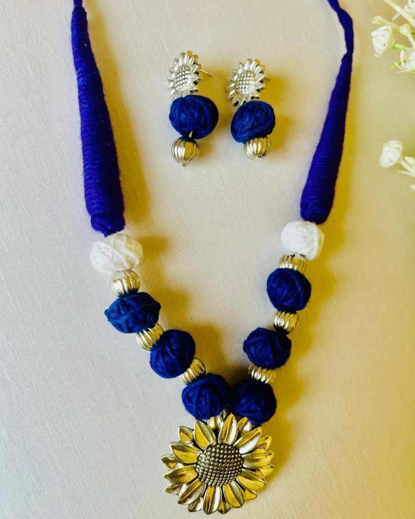 Cotton Dori  Necklace