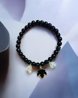 Black Beads Bracelet