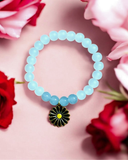 White &Gray Beads Bracelet